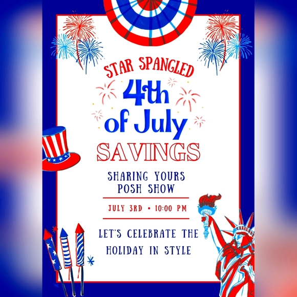 Other - Star Spangled SAVINGS! Live Show sharing your listings